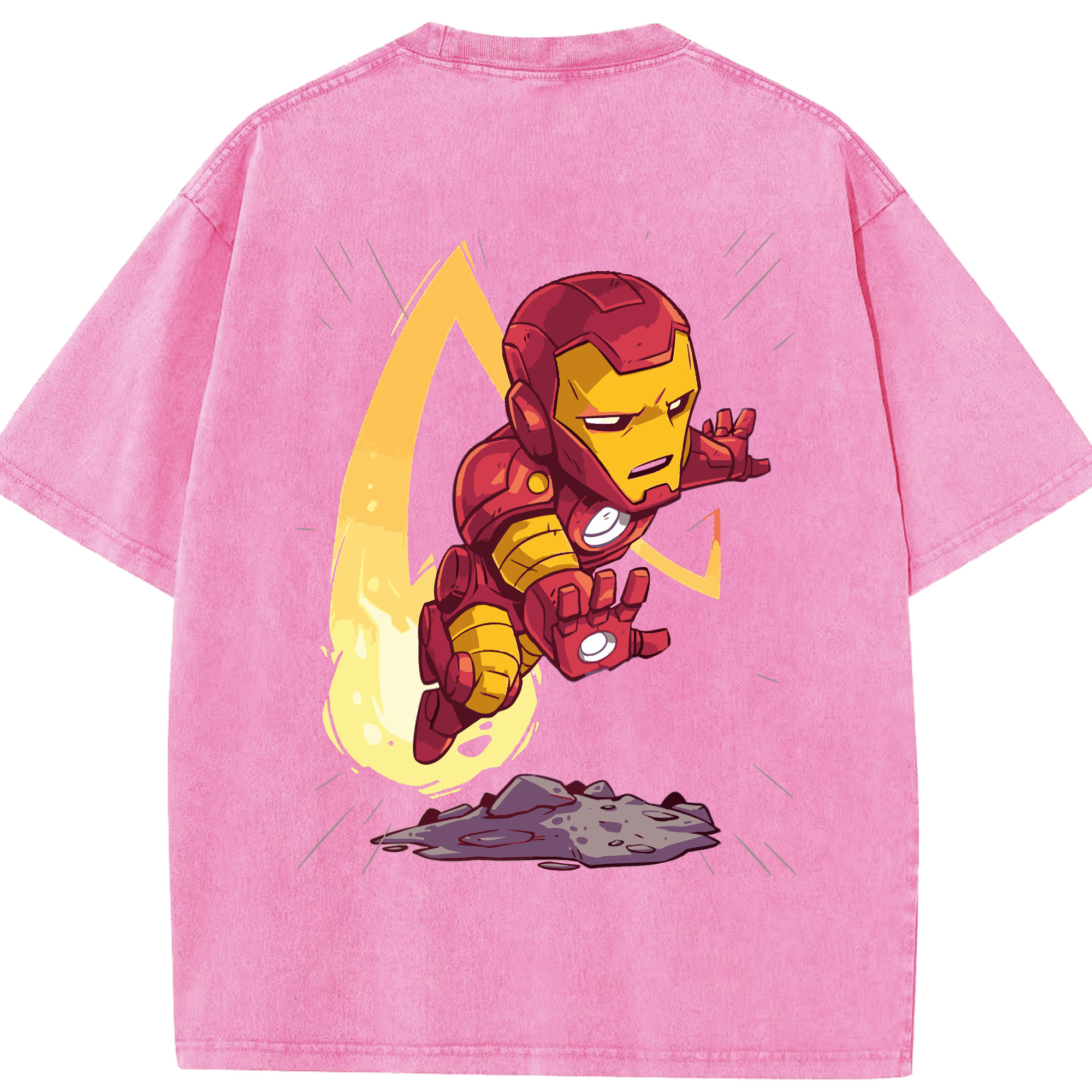 （画像用） アベンジャーズ The Avengers 綿100% ヴィンテージ風 半袖Tシャツ（背面プリント）